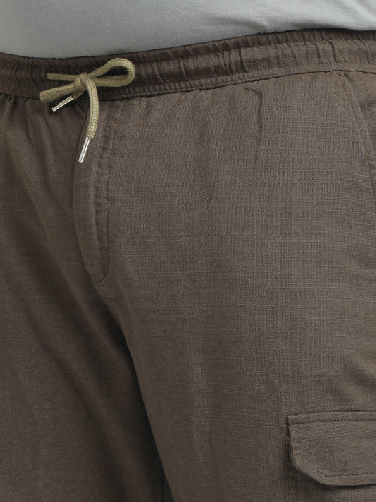 Men Lazy Linen Plus - Brown
