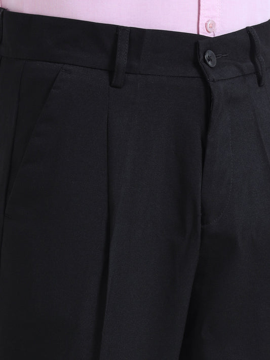 Men Bon Voyage Pleat Pant- Black