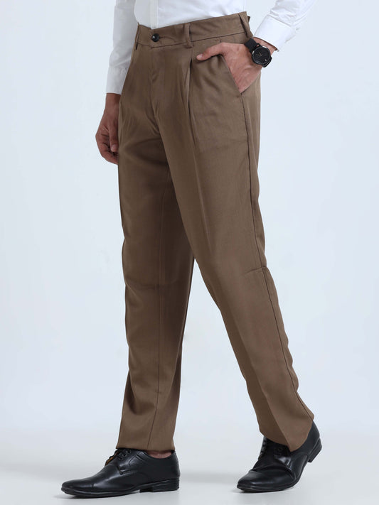 Men Bon Voyage Pleat Pant-Khaki
