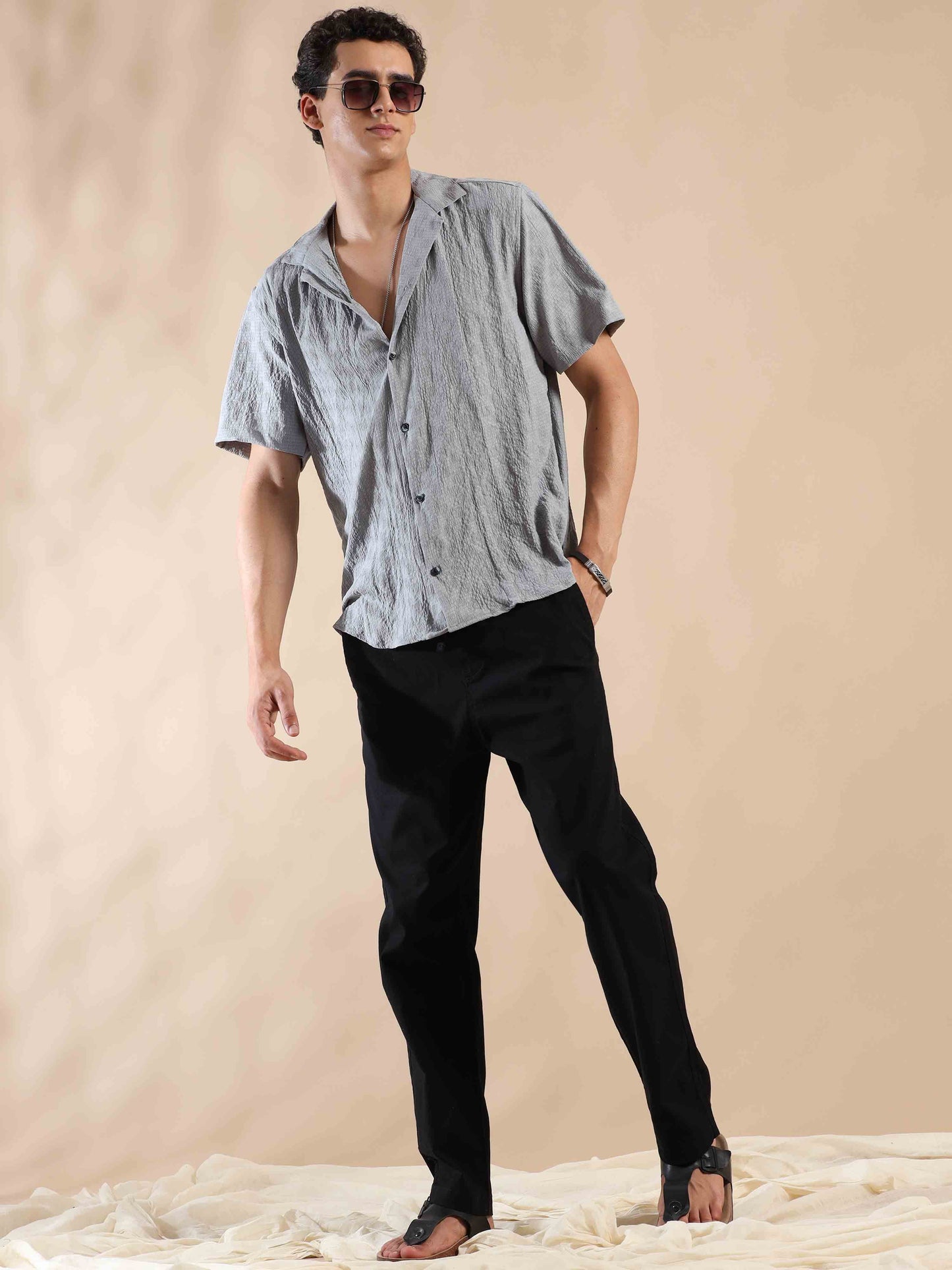 Summer Pearl Shimmer Popcorn Shirt