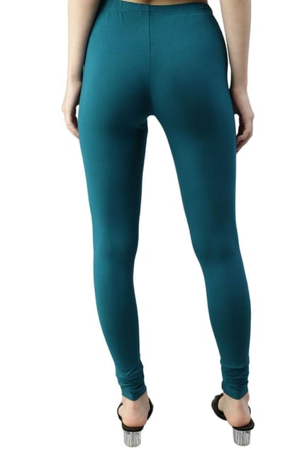 Royal Womens Cotton Lyra Leggins Peacock Green