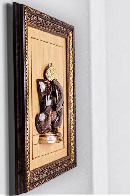 Coconut Ganesha Coconut Shell Wall Hanging Coex Cosh0000019