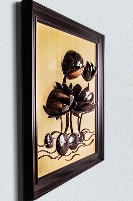 Coconut Lotus Bud Coconut Shell Wall Hanging Coex Cosh0000017