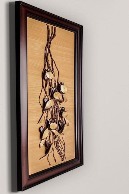 Coconut Bird Coconut Shell Wall Hanging Coex Cosh0000015