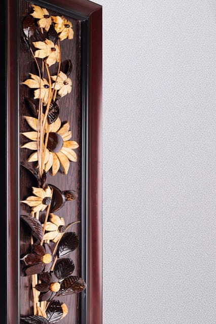 Coconut Sun Flower Coconut Shell Wall Hanging Coex Cosh000009