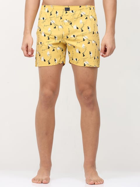Yellow Boxer Shorts 22UBX0010