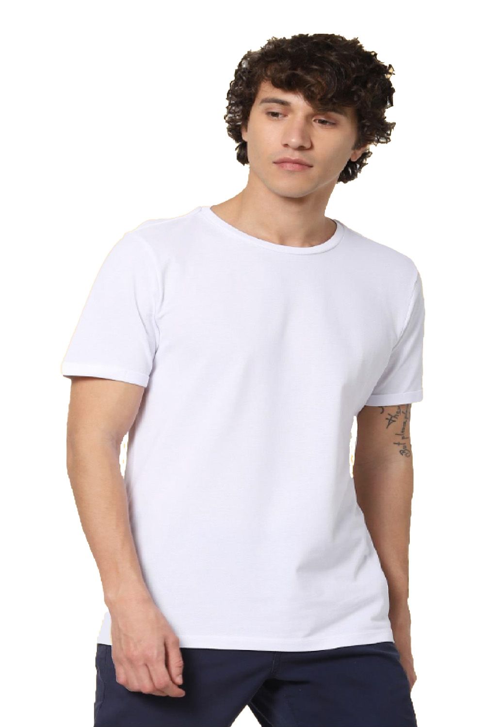 Jack&Jones Men's Jesper Round Neck T-Shirt White