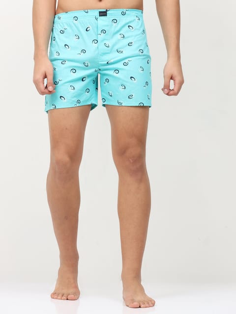 Aqua Boxer Shorts