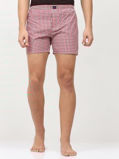 Maroon Boxer Shorts
