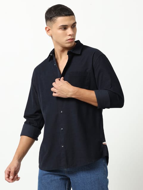 Midnight Textures Dobby Shirt