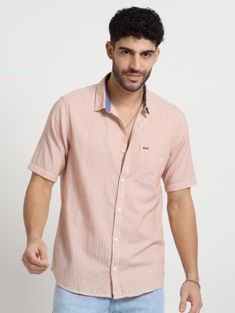 Chestnut Stripe Terrain Classic Shirt