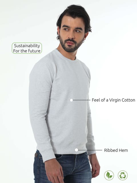 Sustainable White Sweatshirt